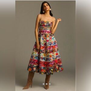 Maeve Square-Neck Sleeveless
Midi Dress